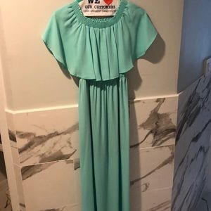 Show me your mumu off the shoulder dress